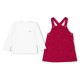 тениска,tommy,hilfiger,kids,cotton,dungarees,and,t,shirt,clothing,set,berry,xir