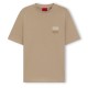 тениска,мъжки,тениски,hugo,dusplito,split,logo,t,shirt,beige