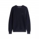 tommy,hilfiger,men,s,structure,crew,neck,cotton,jumper,navy