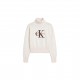 дамски,пуловер,calvin,klein,jeans,women,s,logo,fine,knit,cropped,turtle,neck,jumper,white