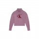 дамски,пуловер,calvin,klein,jeans,women,s,logo,fine,knit,cropped,turtle,neck,jumper,dusky,orchid
