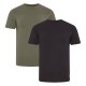 тениска,мъжки,блузи,с,яка,мъжки,потници,мъжки,тениски,reebok,mens,2,pack,t,shirts,clancy,blk,grn