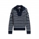 дамски,пуловер,tommy,hilfiger,women,s,wool,cable,knit,1,4,zip,jumper,stripe,ivory