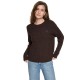 dkny,long,sleeve,cable,knit,espresso