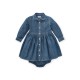 рокля,polo,ralph,lauren,kids,denim,shirt,dress,indigo