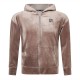 суичър,dkny,2,tone,rhinestone,logo,full,zip,hoodie,taupe
