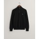 мъжки,пуловери,gant,casual,cotton,halfzip,cream,s,black,005