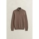gant,casual,cotton,half,zip,hazelnut,294