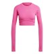 дамски,топове,adidas,by,stella,mccartney,women's,long,sleeve,performance,gym,top,magenta
