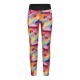 детски,клин,всички,фитнес,облекла,детски,облекла,usa,pro,pro,training,tight,legging,girls,multi,brush