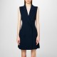 дамска,рокля,дамски,поли,и,рокли,good,american,women,s,luxe,suiting,mini,tailored,blazer,dress,new,navy002