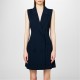 рокля,дамски,поли,и,рокли,good,american,luxe,suiting,mini,dress,new,navy002