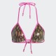 дамски,бански,костюми,adidas,originals,adidas,sequin,monogram,bikini,top,womens,brown