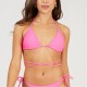brave,soul,neck,tie,bikini,top,neon,pink