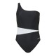 дамски,бански,костюми,дамски,бански,костюми,zoggs,lattice,one,shoulder,womens,black