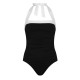 бански,костюм,дамски,бански,костюми,lauren,by,ralph,lauren,shirred,contrast,trim,swimsuit,black,white