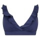 горнище,дамски,бански,костюми,дамско,бельо,lauren,by,ralph,lauren,ruffle,trim,v,neck,bikini,top,navy