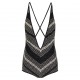 дамски,бански,костюми,missoni,one,piece,swim,w,plunge,nklin,white,and,black
