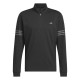 мъжко,горнище,с,цип,боулинг,облекла,за,голф,adidas,3,stripe,zip,top,mens,white,black