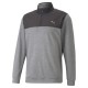 разпродажба,puma,мъжки,пуловери,облекла,за,голф,puma,cloudspun,quarter,zip,mens,black,shade