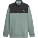 разпродажба,puma,мъжки,пуловери,облекла,за,голф,всички,облекла,за,голф,puma,cloudspun,quarter,zip,mens,black,green