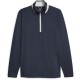 мъжки,пуловер,puma,lightweight,1,4,zip,jumper,mens,navy,ash,gray