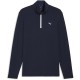 пуловер,puma,men,s,pure,3,0,texture,quarter,zip,jumper,deep,navy,white