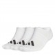 adidas,mens,low,socks,3,pack,white