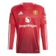 футболна,фланелка,английската,висша,лига,manchester,united,adidas,manchester,united,home,long,sleeve,shirt,2024,2025,adults,red