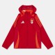 футболни,фланелки,детски,якета,и,палта,футбол,adidas,unisex,kids,benfica,rain,coar,2024,2025,team,power,red