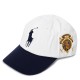 бейзболна,шапка,всички,шапки,polo,ralph,lauren,big,pony,3,woven,cotton,baseball,cap,white,nwprtnavy