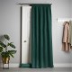 alan,symonds,velvet,chenille,pencil,pleat,thermal,door,curtain,green