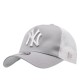 юношеска,шапка,плажни,шапки,бейзбол,new,era,youth,adjustable,trucker,cap,grey,white