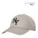 мъжка,бейзболна,шапка,плажни,шапки,fabric,ny,baseball,cap,mens,light,grey