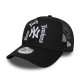шапка,всички,шапки,бейзбол,new,era,wordmark,adjustable,trucker,cap,ny,black