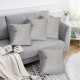 подаръци,и,играчки,alan,symonds,plain,velvet,cushion,set,of,4,silver
