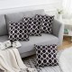 подаръци,и,играчки,alan,symonds,geometric,o,chenille,cushion,set,of,4,black