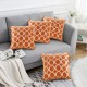 подаръци,и,играчки,alan,symonds,geometric,o,chenille,cushion,set,of,4,orange
