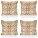подаръци,и,играчки,alan,symonds,berkeley,geometric,chenille,cushion,set,of,4,gold