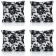 подаръци,и,играчки,alan,symonds,peony,chenille,cushion,set,of,4,black