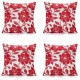 подаръци,и,играчки,alan,symonds,peony,chenille,cushion,set,of,4,red