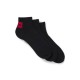 чорапи,hugo,3,pack,of,logo,ankle,socks,black