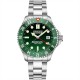 бижутерия,мъжки,летен,каталог,аксесоари,на,разпродажба,depth,charge,charge,stainless,steel,green,dial,dive,watch,silver,and,green