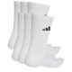 юношески,чорапи,мъжки,чорапи,аксесоари,за,бягане,adidas,cushioned,sportswear,crew,socks,6,pack,juniors,white,black
