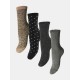 дамски,чорапи,pieces,4,pack,mix,so,ld63,green,dot,taupe