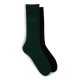 чорапи,мъжки,чорапи,boss,mens,boss,bodywear,2,pack,cotton,crew,socks,with,logo,detail,open,green,385