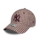 дамска,шапка,всички,шапки,бейзбол,new,era,womens,9forty,m,crown,houndstooth,wool,blend,adjustable,cap,ny,pink,check