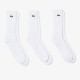 чорапи,мъжки,чорапи,lacoste,men,s,cotton,logo,crew,socks,white,001