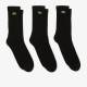 чорапи,мъжки,чорапи,lacoste,men,s,cotton,logo,crew,socks,black,031