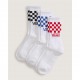 чорапи,vans,mens,check,crew,socks,white